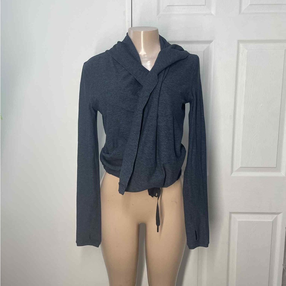 lululemon athletica Dark Gray Cowl Neck Sweater